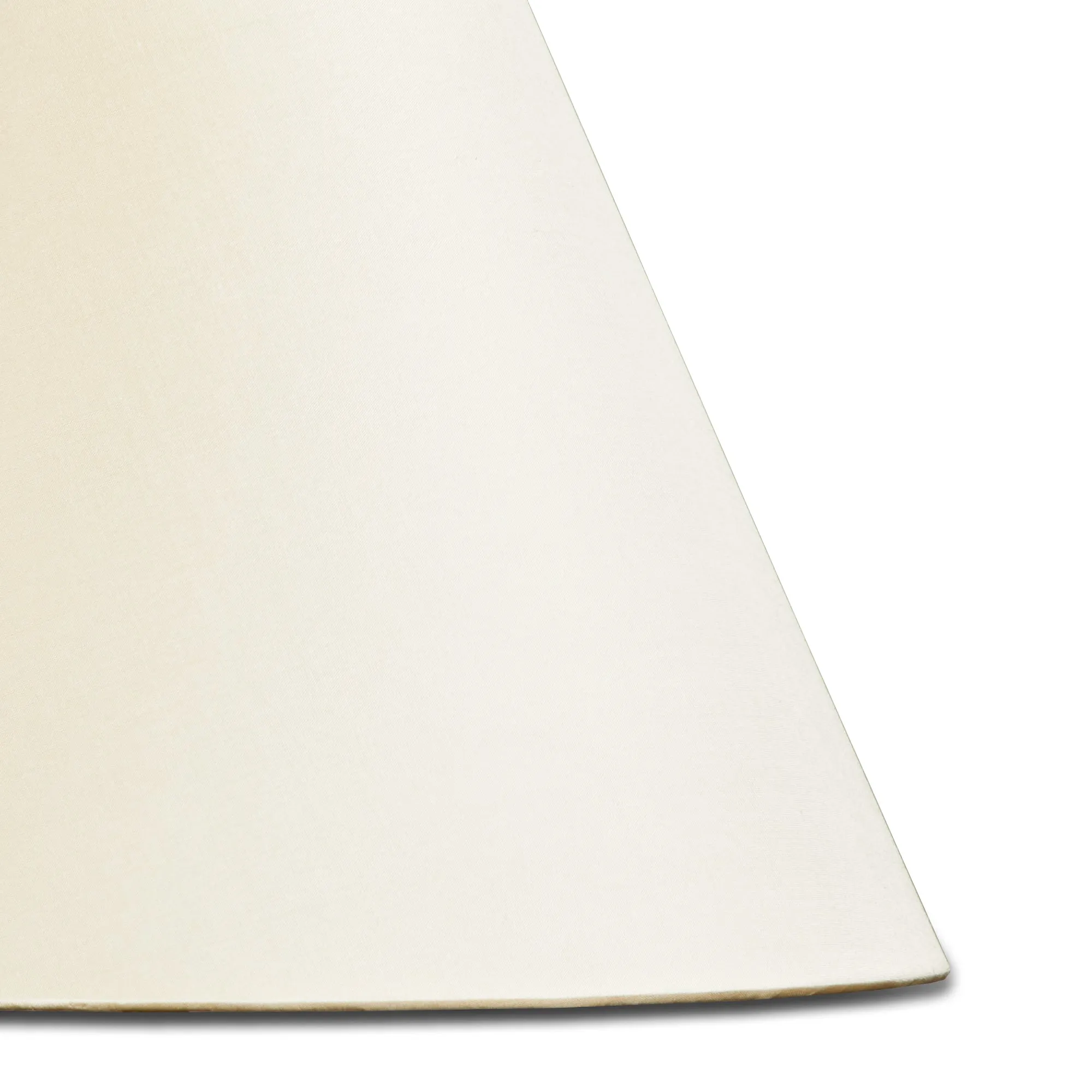 25cm empire lampshade in ivory dupion silk