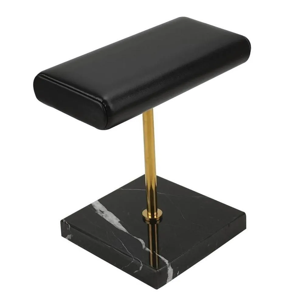 Antoine Black Marble Double Watch Display Stand Holder