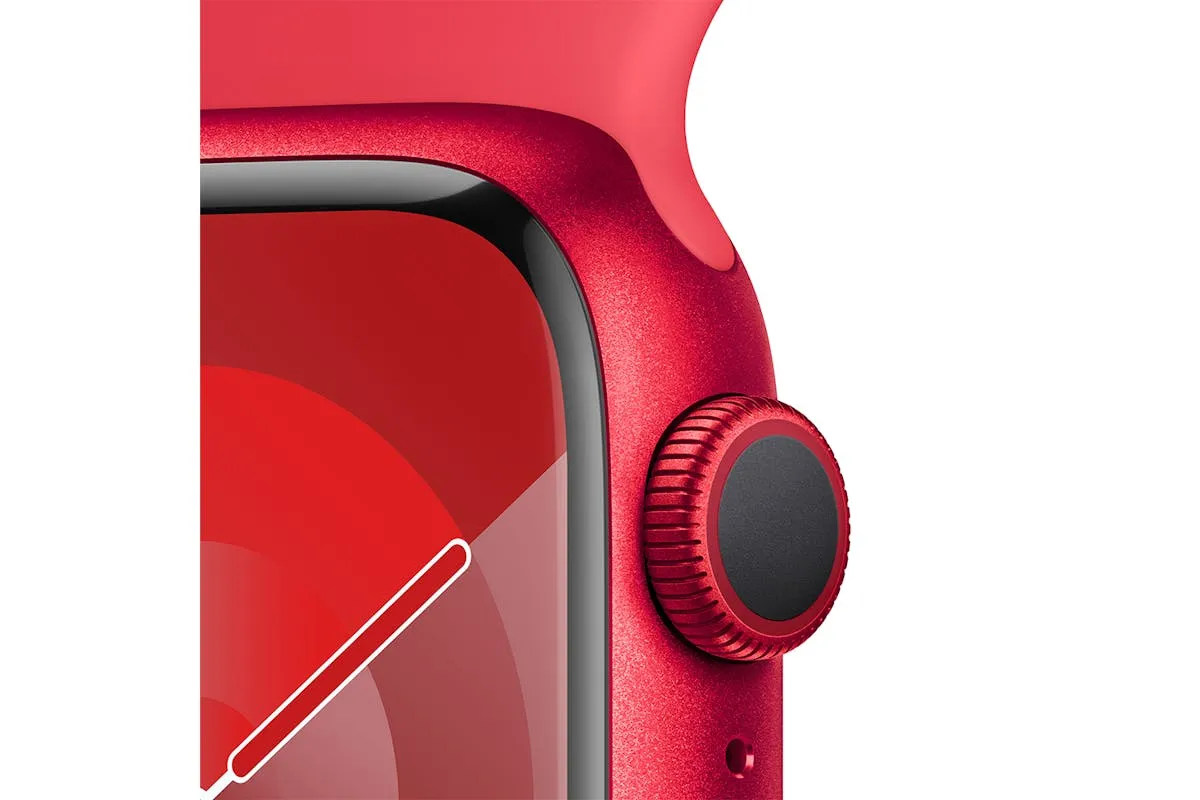 Apple Watch Series 9  | 41mm | Red Aluminium Red Sport Band S/M