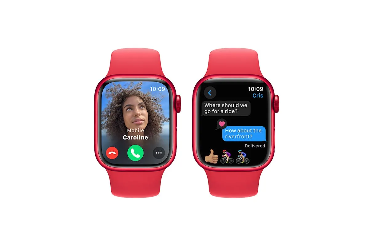 Apple Watch Series 9  | 41mm | Red Aluminium Red Sport Band S/M