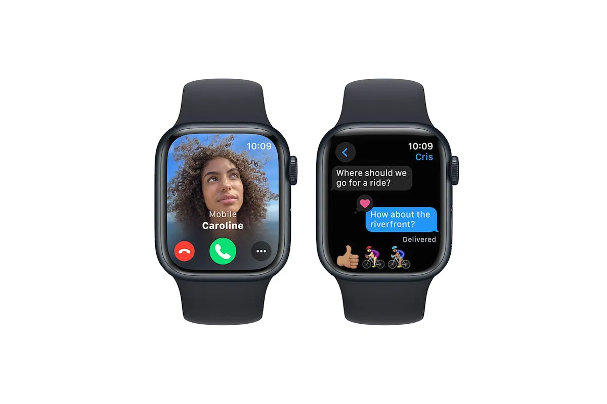 Apple Watch Series 9  | 45mm | Midnight Aluminium Midnight Sport Band M/L