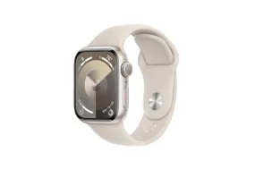 Apple Watch Series 9  | 45mm | Starlight Aluminium Starlight Sport Band M/L