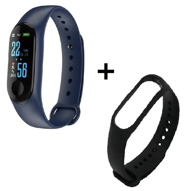 BINSSAW Men Women Sport Smart Bracelet Watch Bluetooth Clock Remote Camera Heart Rate Blood PressureSleep Monitor Pedometer Band