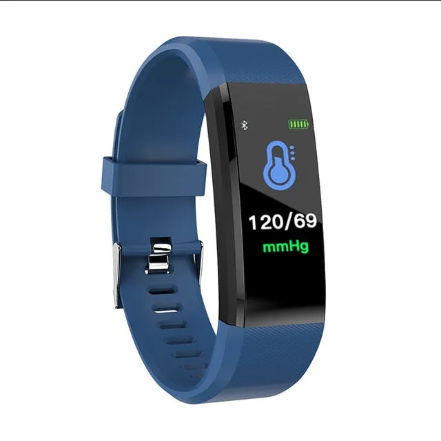 Bluetooth Smart Watch Men Women Heart Rate Monitor Blood Pressure Fitness Bracelet Smartwatch Sport Watch for ios android  BOX