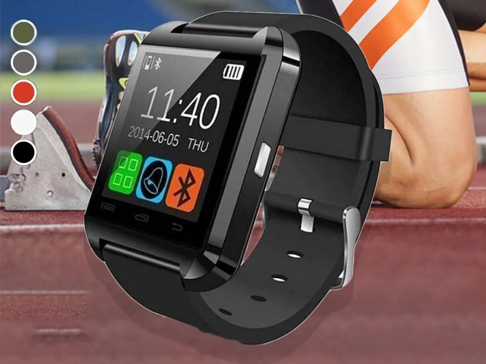 Bluetooth Smart Watch with Phone Pairing, Pedometer, Sleep Monitoring, etc.