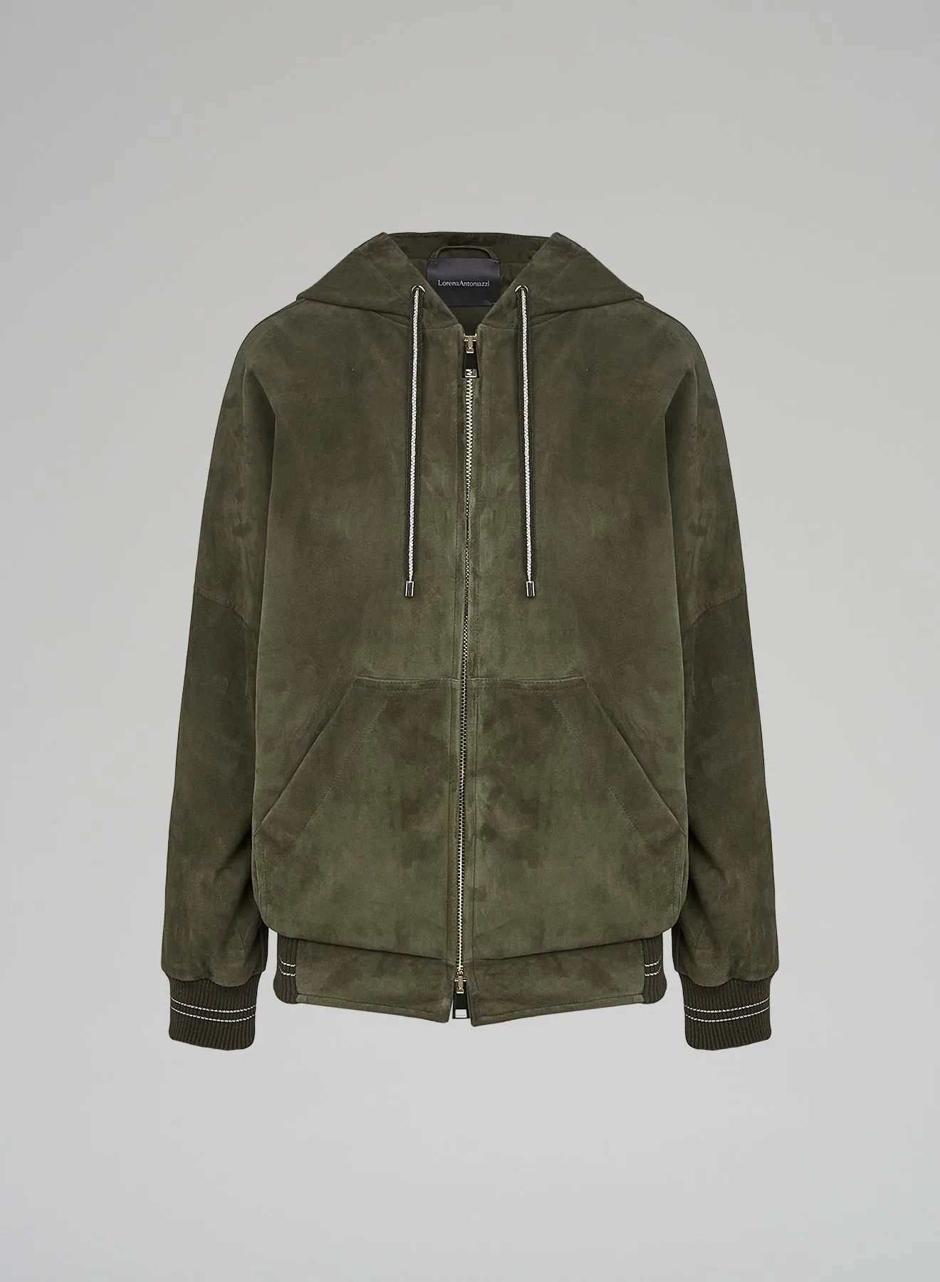 BOMBER IN SUEDE