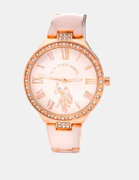 BRACELET WATCH WITH DIAMOND FACE