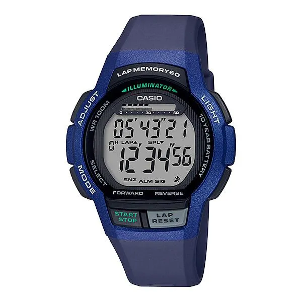 Casio Men's Sports Blue Resin Band Watch WS1000H-2A WS-1000H-2A