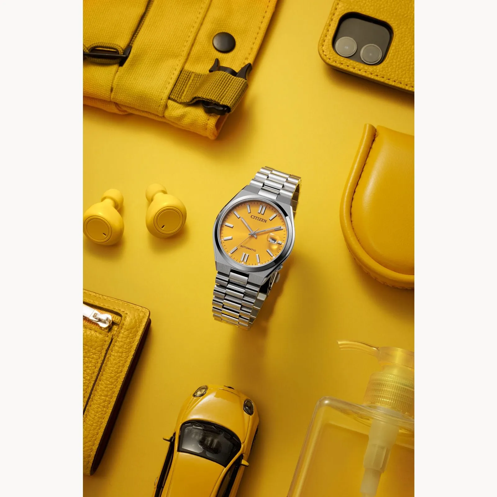 Citizen Tsuyosa 40mm Yellow Automatic Unisex Watch