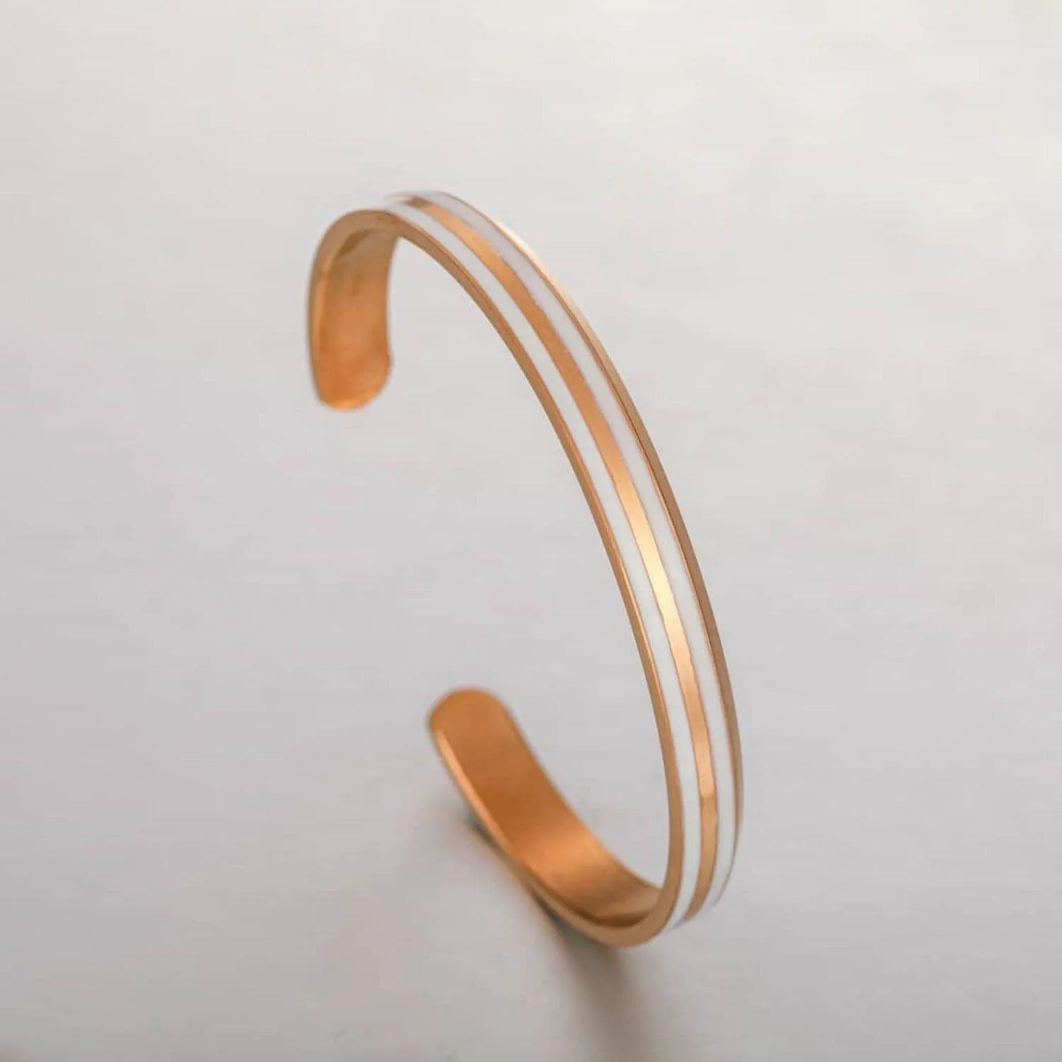 'Classic bracelet' by La Enviro - Rose, gold and white