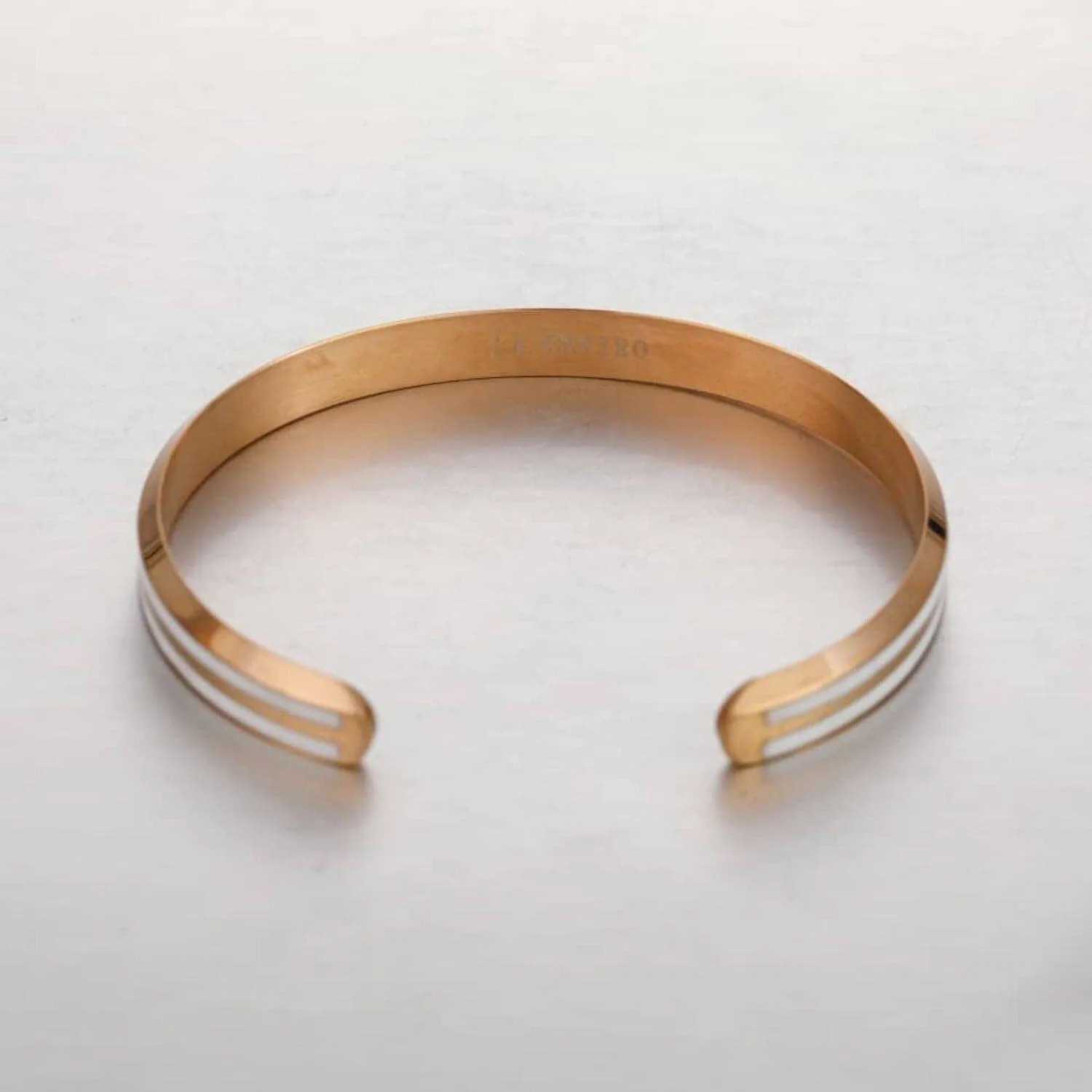 'Classic bracelet' by La Enviro - Rose, gold and white