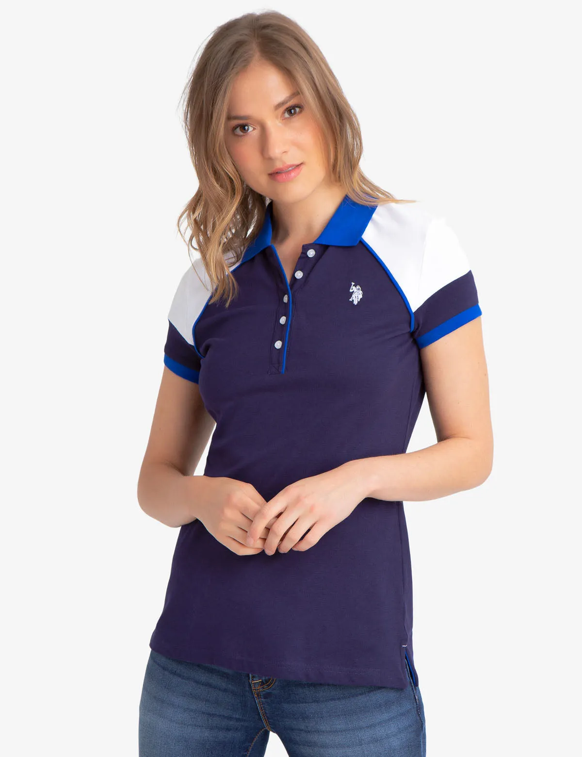 COLORBLOCK POLO SHIRT