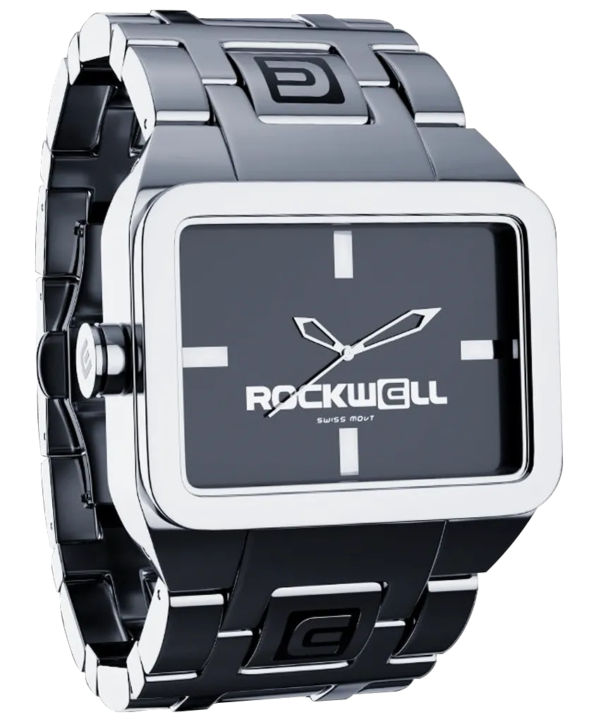 Duel Time (Silver/Black) Watch