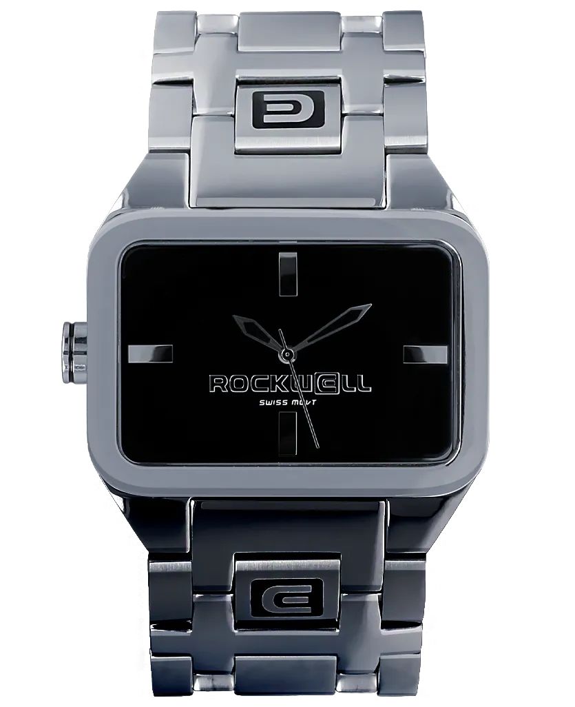 Duel Time (Silver/Black) Watch