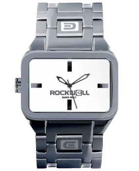 Duel Time (Silver/White) Watch