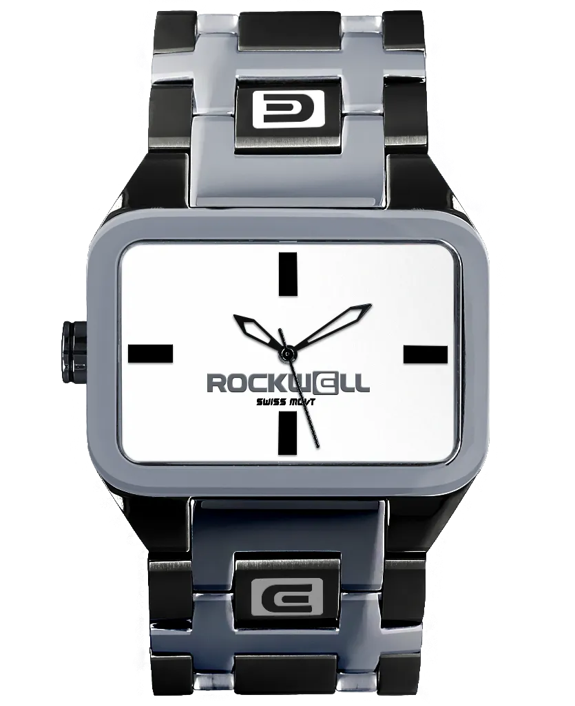 Duel Time (Silver/White/Black) Watch