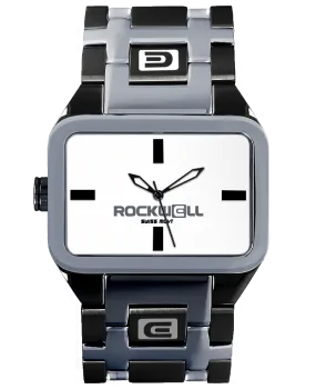 Duel Time (Silver/White/Black) Watch