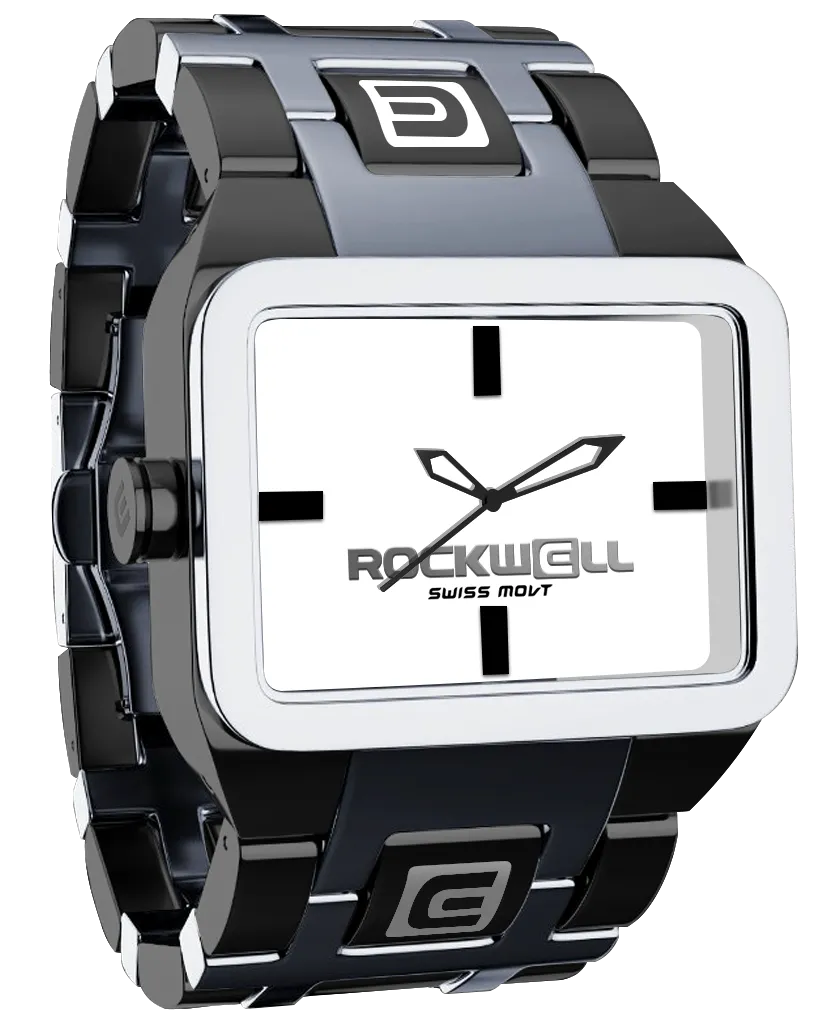 Duel Time (Silver/White/Black) Watch