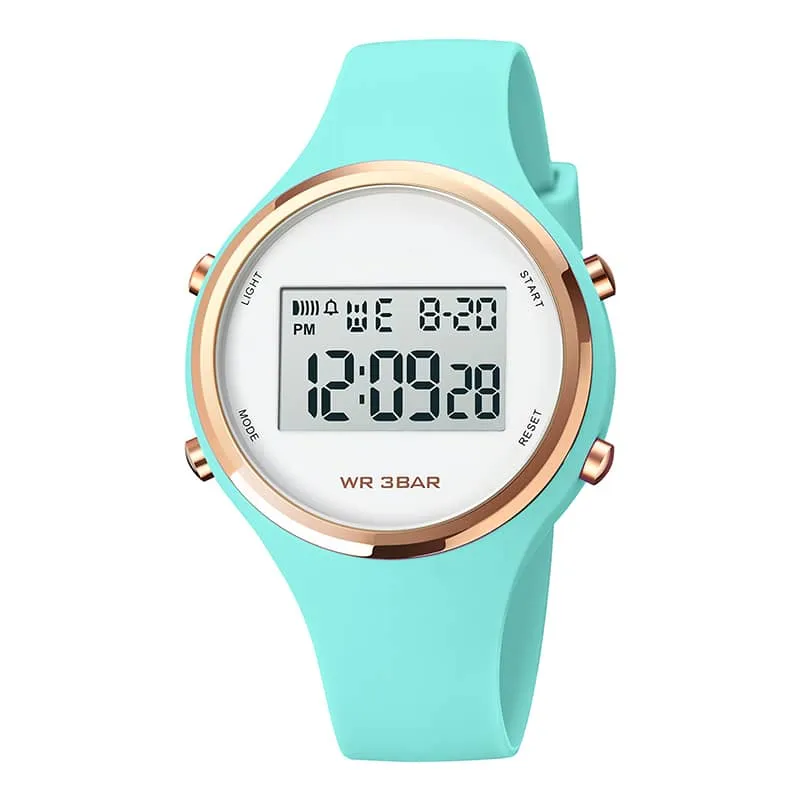 Findtime Outdoor Sport Watches for Women Alarm Clock Waterproof LED Digital Watch