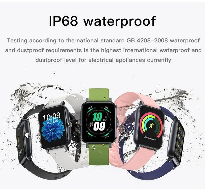 Full Screen IP68 Waterproof Ultra-Thin Smartwatch