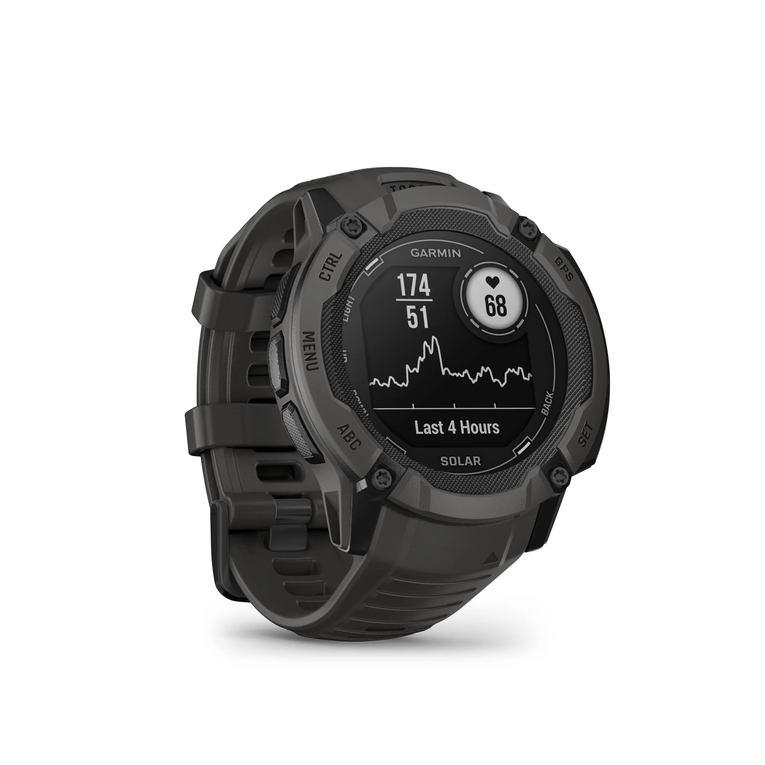 Garmin Instinct 2X Solar, Rugged GPS Smartwatch, (Graphite)