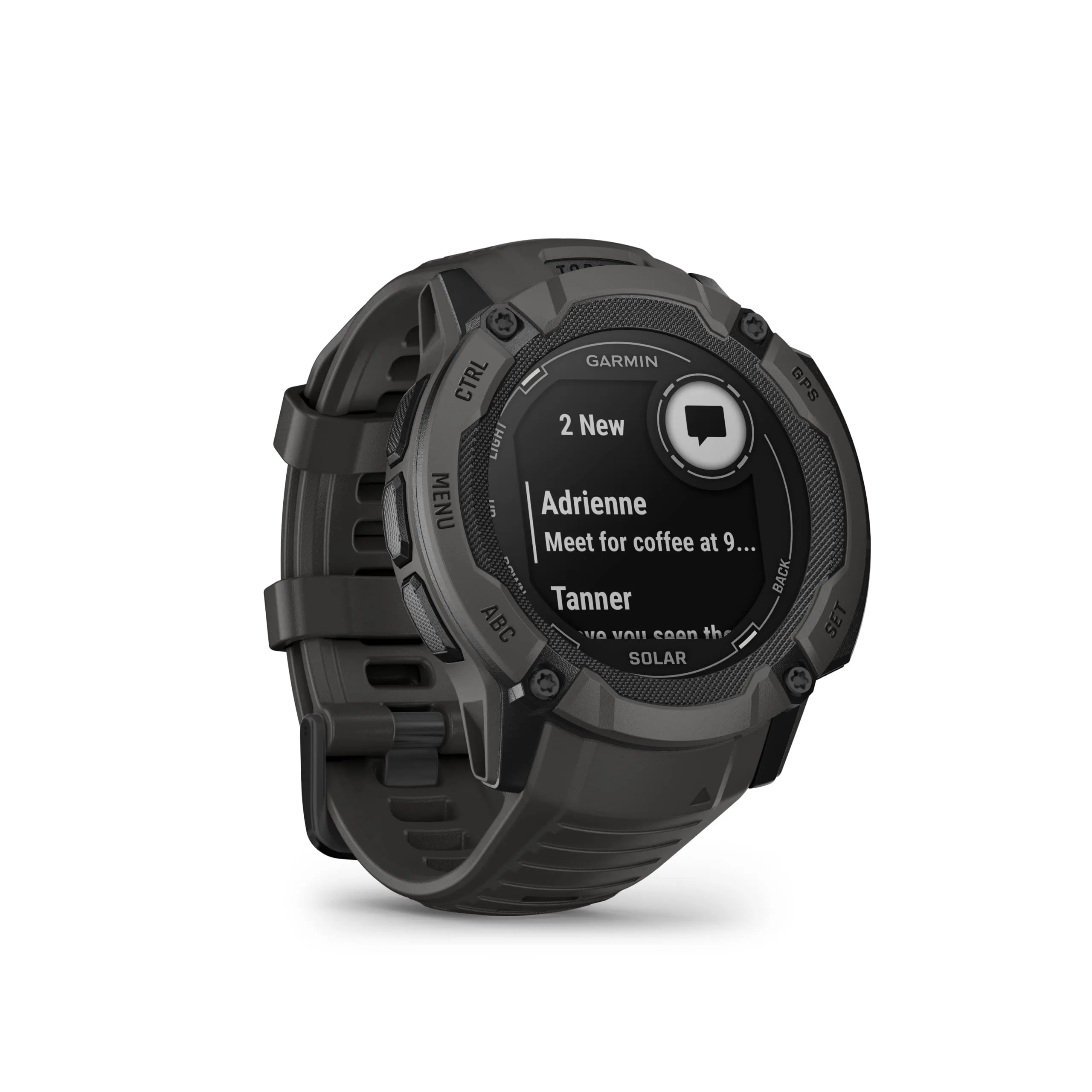 Garmin Instinct 2X Solar, Rugged GPS Smartwatch, (Graphite)