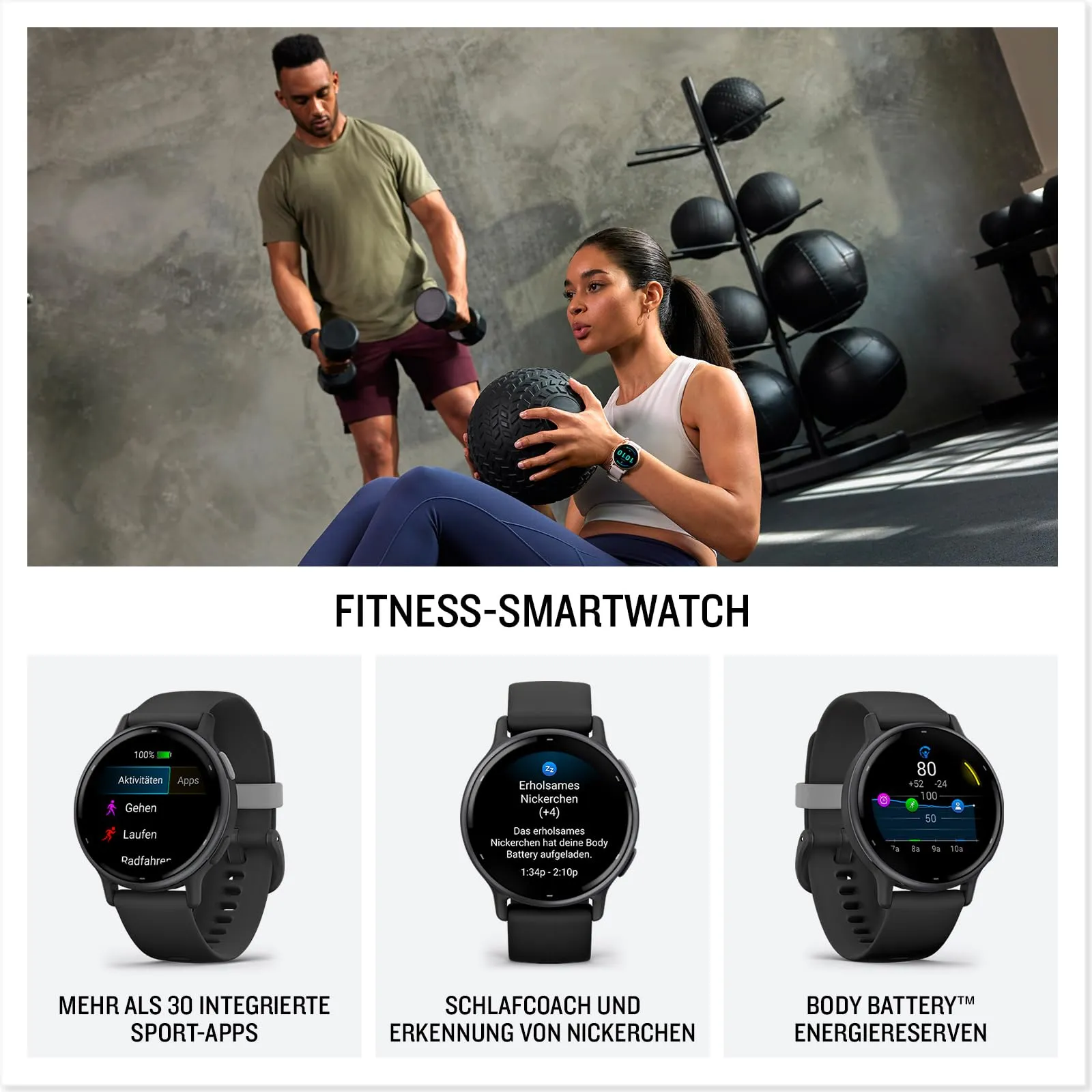 Garmin vívoactive 5, Health and Fitness GPS Smartwatch (Orchid)