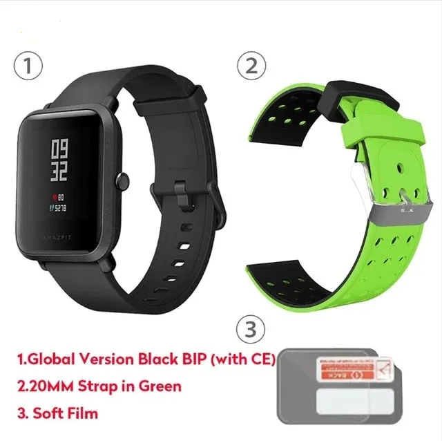 Global Version Xiaomi Huami Amazfit Bip Smart Watch GPS Gloness Smartwatch Smart-watch Watchs 45 Days Standby for Phone MI8 IOS