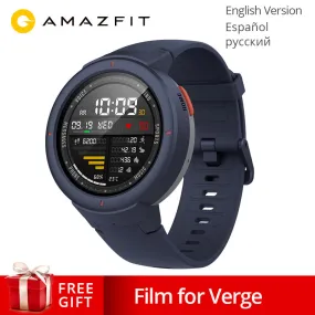 Global Version Xiaomi Huami AMAZFIT Verge 3 GPS Smart Watch IP68 AMOLED Screen Answer Calls Smartwatch Multi Sports for MI MI8