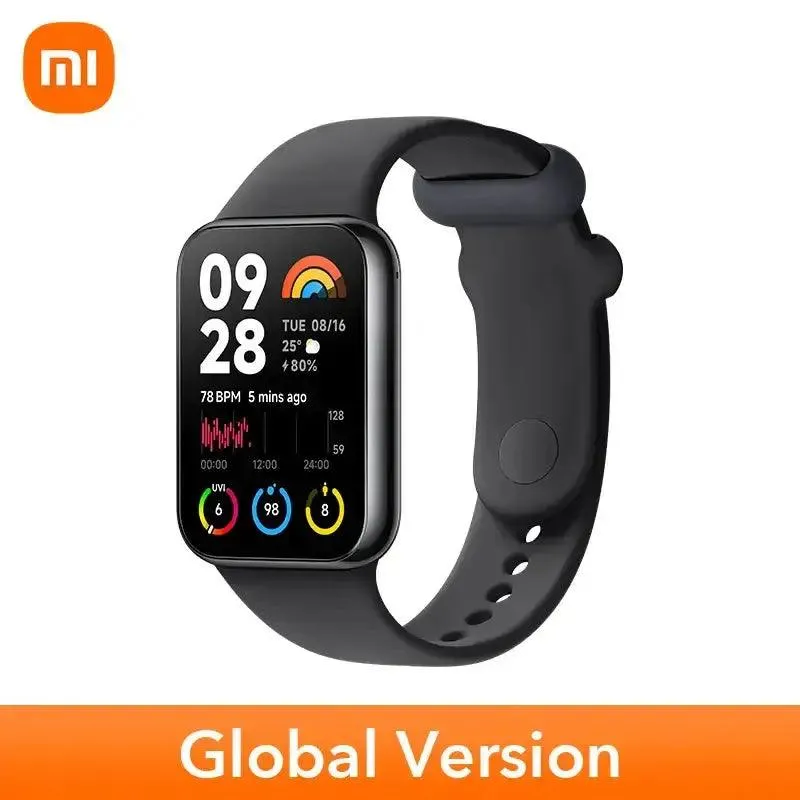 Global Version Xiaomi Smart Band 8 Pro AMOLED Display Large Capacity