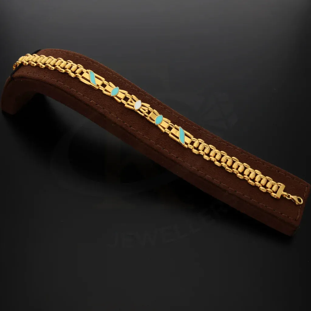 Gold Classic Bracelet 21KT - FKJBRL21KM8160