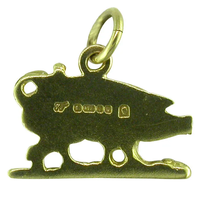 Gold Pig Charm