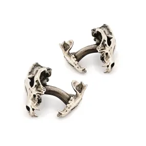 Gray Wolf Cufflink Set