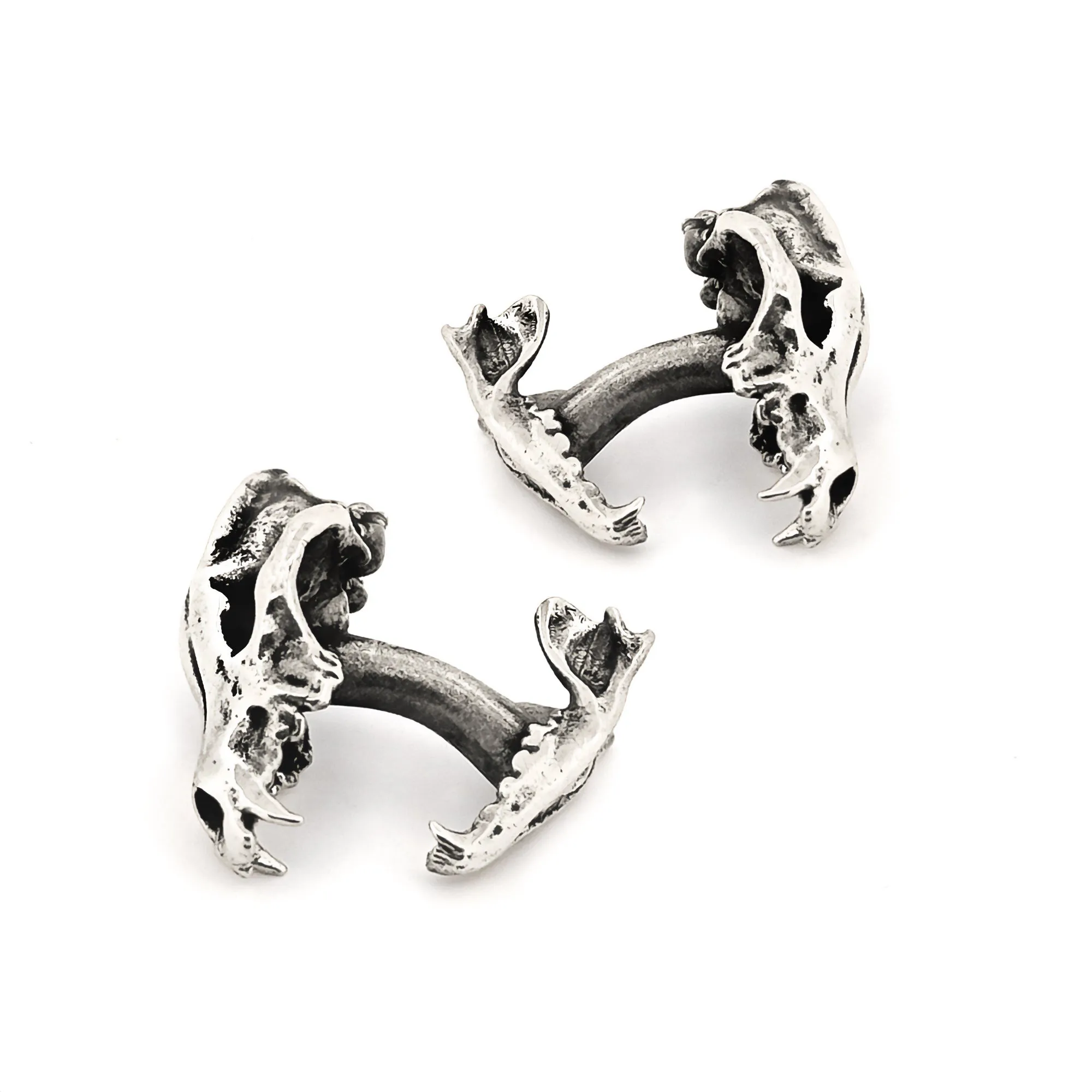 Gray Wolf Cufflink Set