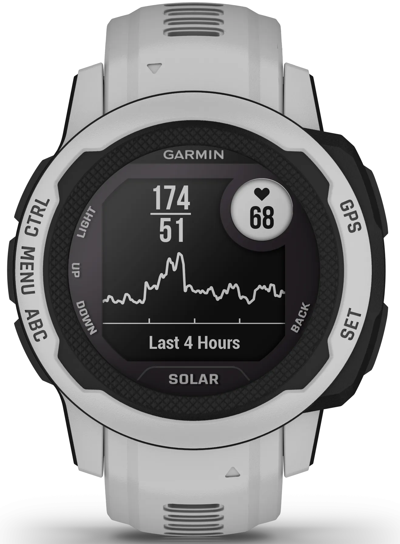 GRM Watch Instinct 2S Solar GPS Mist Gray Smartwatch