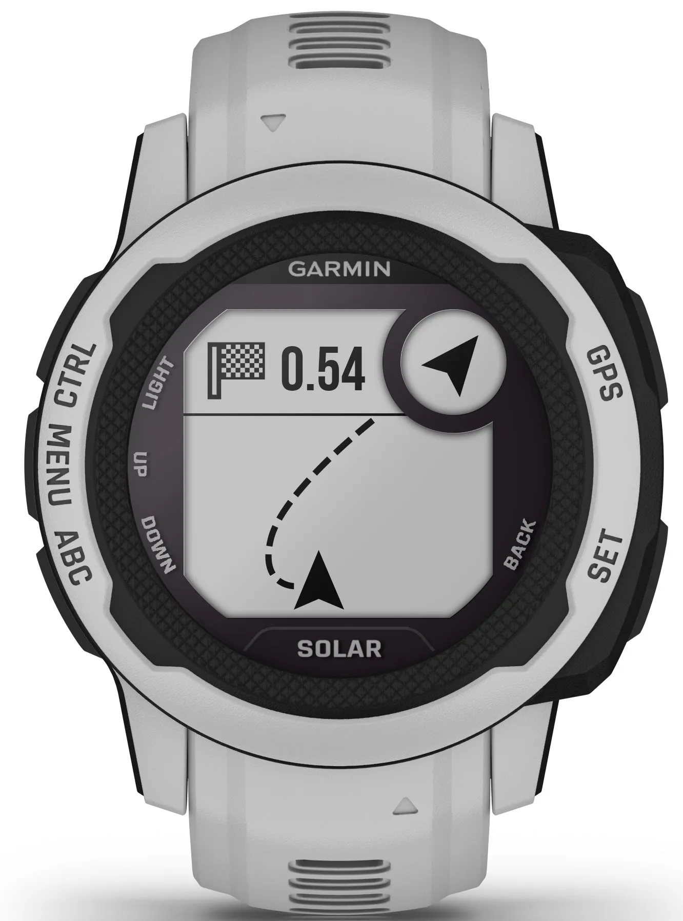 GRM Watch Instinct 2S Solar GPS Mist Gray Smartwatch