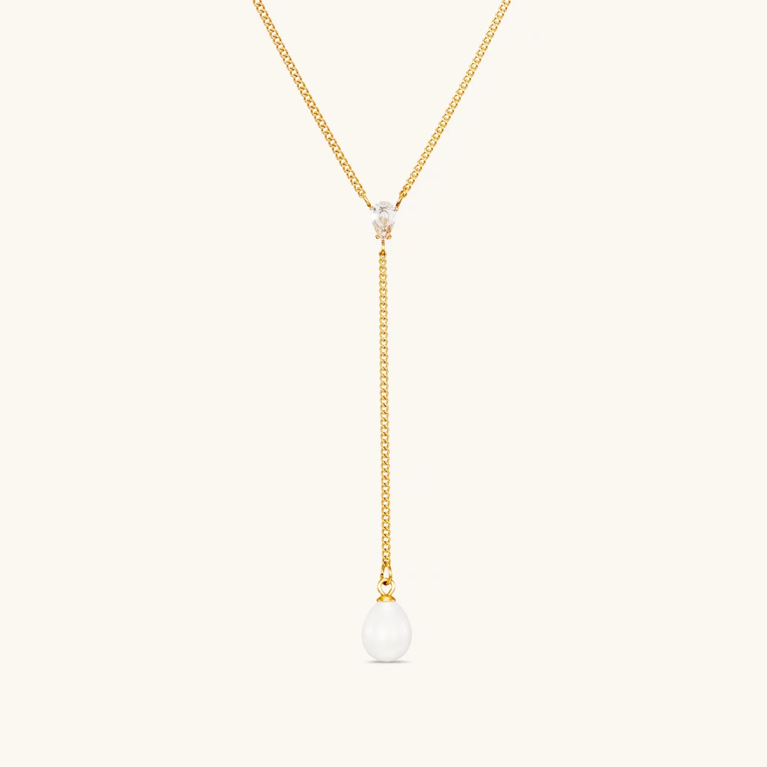 Harmony Pearl Necklace in Gold