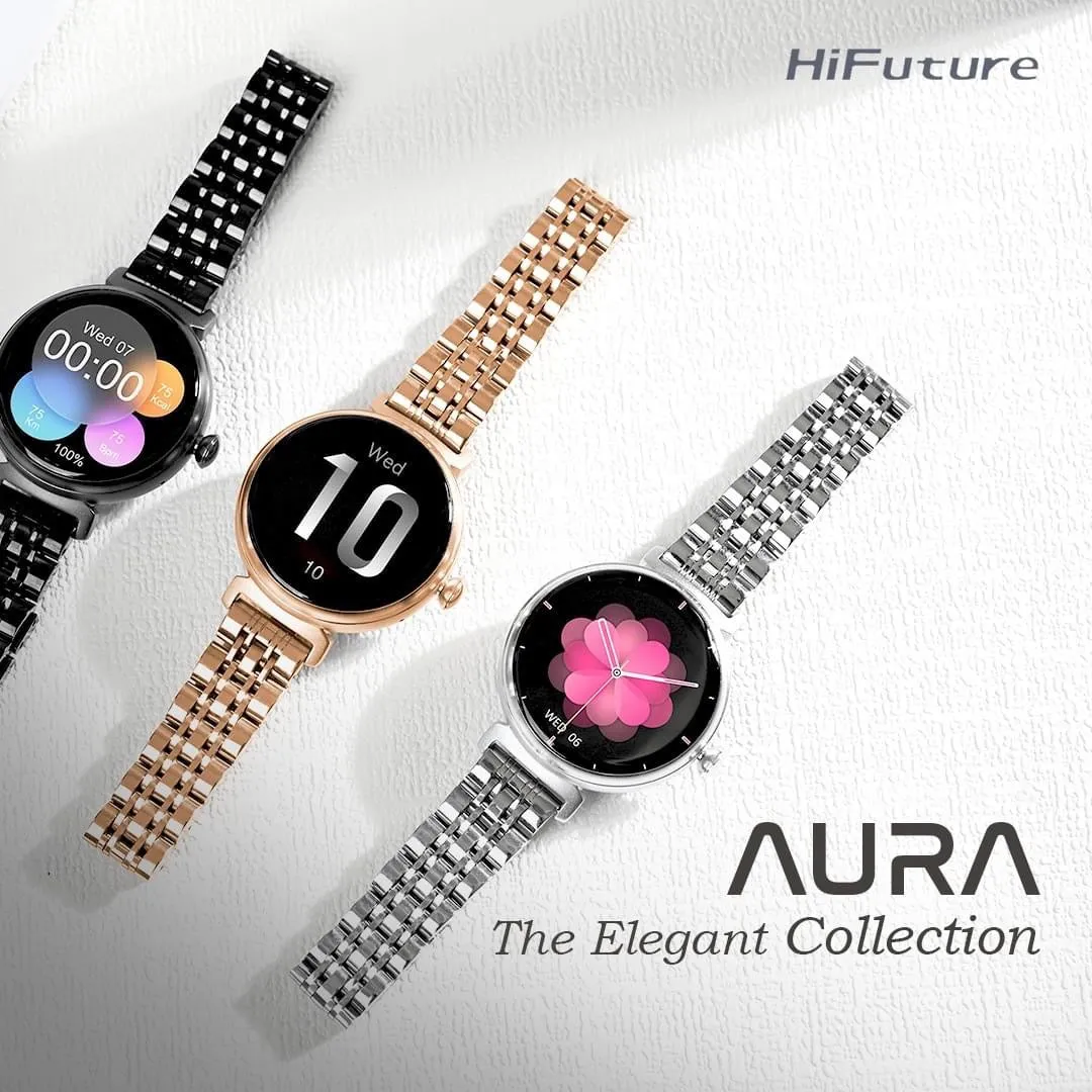 HiFuture Aura Ladies Stainless Steel Smart Watch