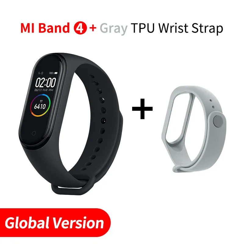 In Stock Original Xiaomi Mi Band 4 Smart Miband 3 Color Screen Bracelet Heart Rate Fitness Music Bluetooth 50M Waterproof Band4