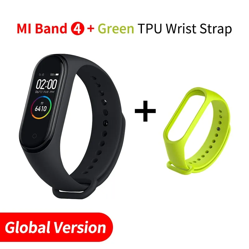 In Stock Original Xiaomi Mi Band 4 Smart Miband 3 Color Screen Bracelet Heart Rate Fitness Music Bluetooth 50M Waterproof Band4