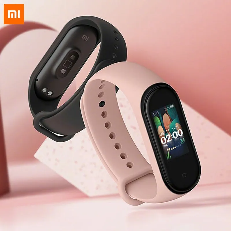 In Stock Original Xiaomi Mi Band 4 Smart Miband 3 Color Screen Bracelet Heart Rate Fitness Music Bluetooth 50M Waterproof Band4