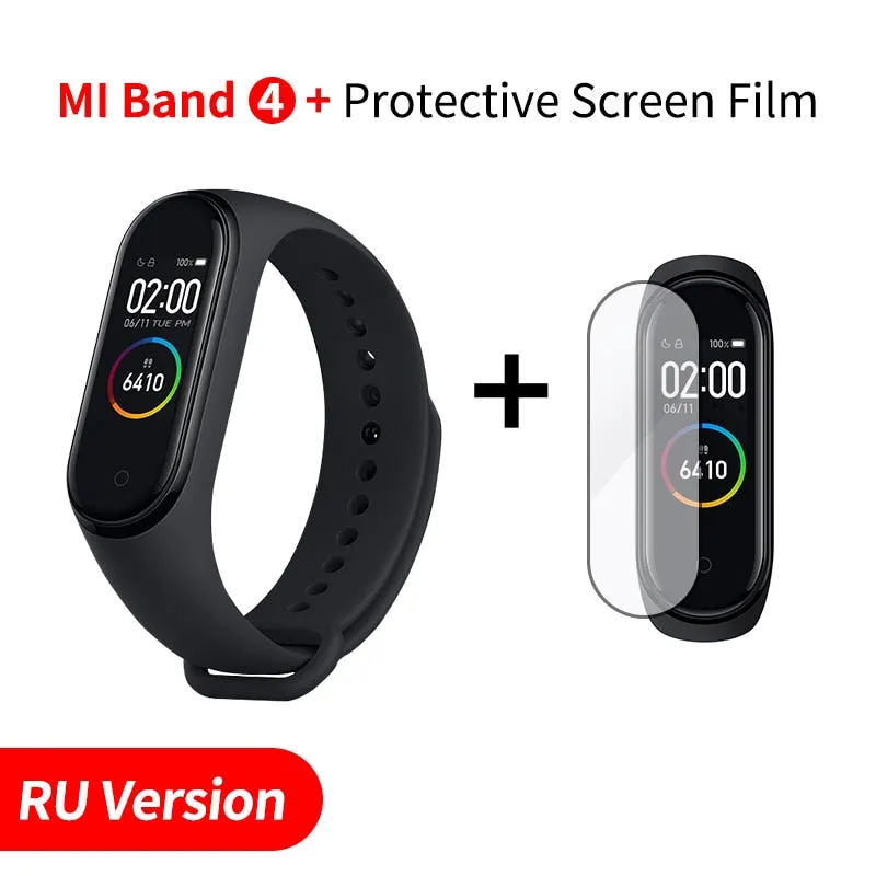 In Stock Original Xiaomi Mi Band 4 Smart Miband 3 Color Screen Bracelet Heart Rate Fitness Music Bluetooth 50M Waterproof Band4