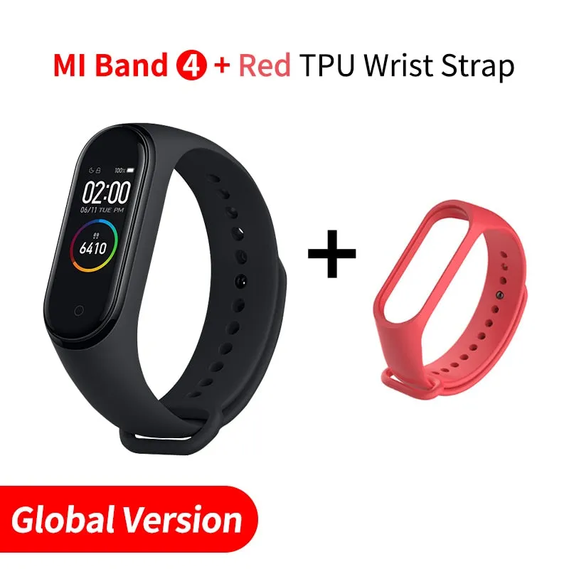 In Stock Original Xiaomi Mi Band 4 Smart Miband 3 Color Screen Bracelet Heart Rate Fitness Music Bluetooth 50M Waterproof Band4