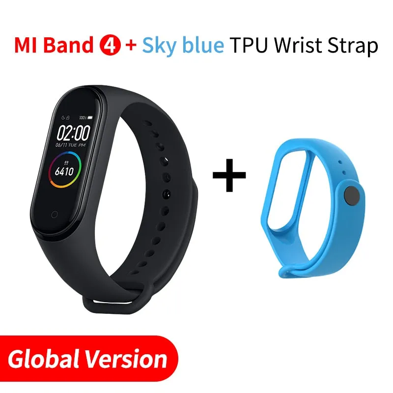 In Stock Original Xiaomi Mi Band 4 Smart Miband 3 Color Screen Bracelet Heart Rate Fitness Music Bluetooth 50M Waterproof Band4