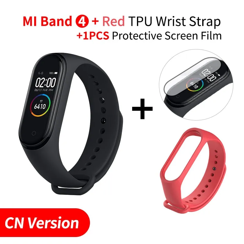 In Stock Original Xiaomi Mi Band 4 Smart Miband 3 Color Screen Bracelet Heart Rate Fitness Music Bluetooth 50M Waterproof Band4