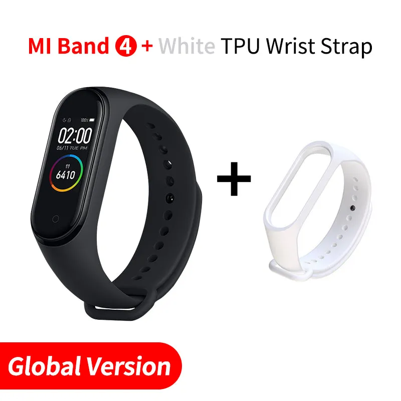 In Stock Original Xiaomi Mi Band 4 Smart Miband 3 Color Screen Bracelet Heart Rate Fitness Music Bluetooth 50M Waterproof Band4