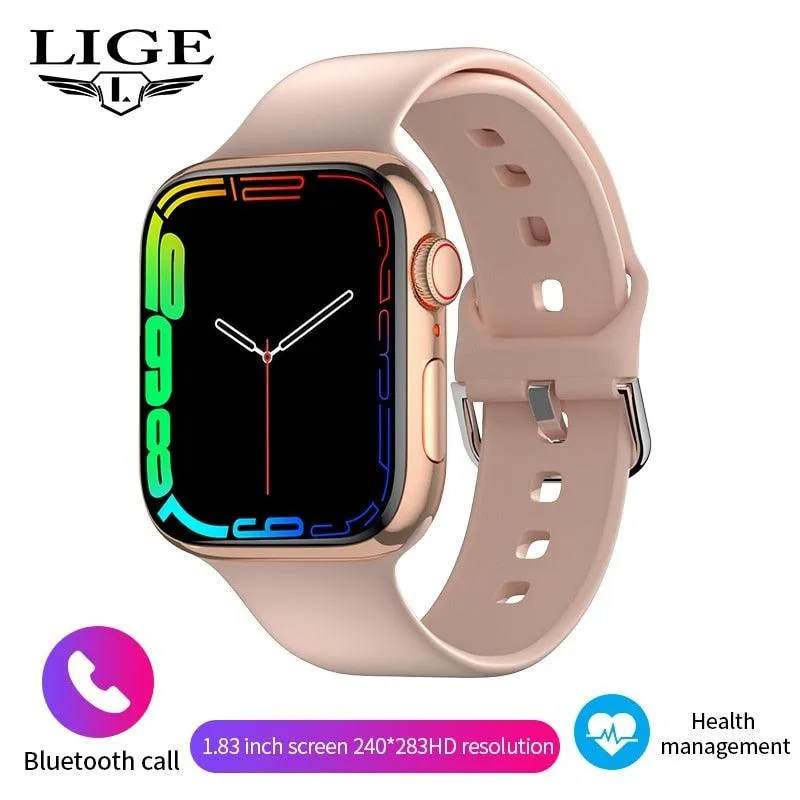 LIGE Smart Watch Full Touch Screen Waterproof