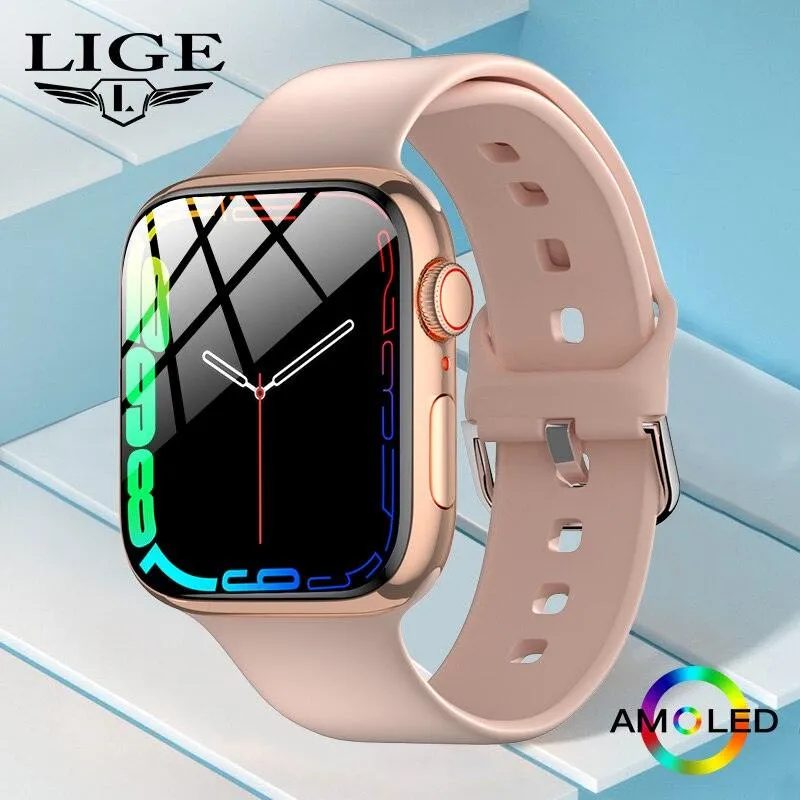 LIGE Smart Watch Full Touch Screen Waterproof