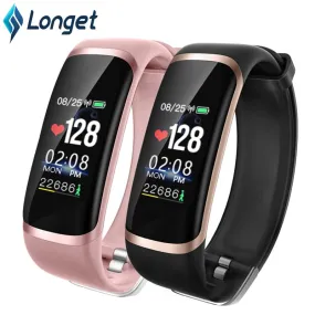 Longet Smart Watch M4 Heart Rate Monitor Waterproof Fitness Watch Blood Pressure Bluetooth Smart Bracelet for iPhone Xiaomi