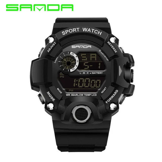 Man hot sport Diver watches luxury Men's military Watch Electronic Waterproof Outdoor S SHOCK Sports Casual Watches Rubber clock